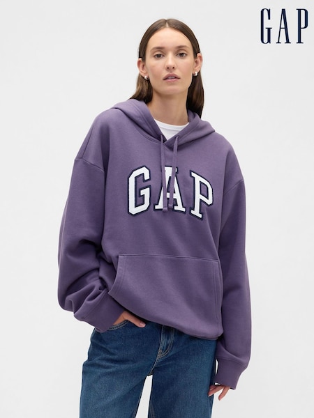 Gap Purple Pullover Logo Hoodie (W73436) | £35