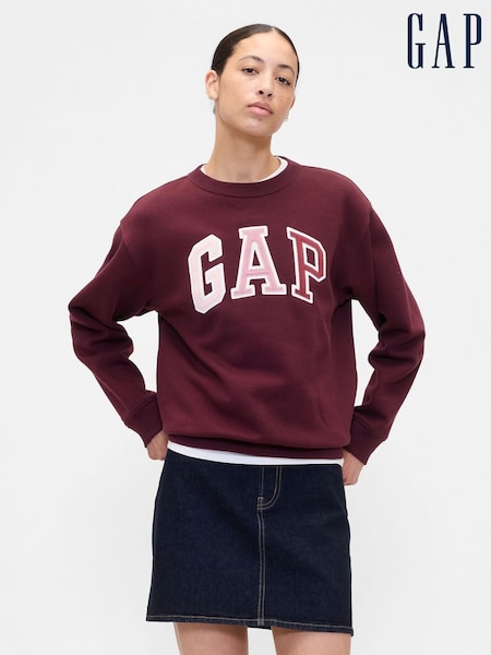 Gap Red Logo Fleece Sweatshirt (W73475) | £30