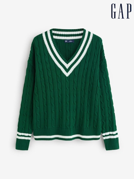 Gap Green V-Neck Jumper (W73636) | £45