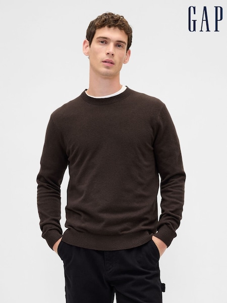 Gap Brown CashSoft Crew Sweatshirt (W73651) | £40