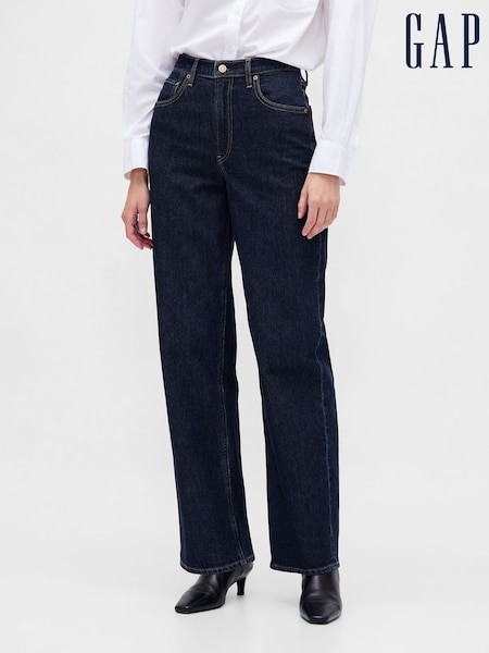 Gap Dark Blue High Waisted '90s Loose Jeans (W73730) | £50