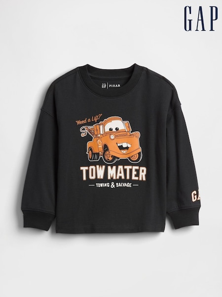 Gap Black Disney Cars Graphic Sweatshirt (6mths-5yrs) (6mths-5yrs) (W73743) | £16