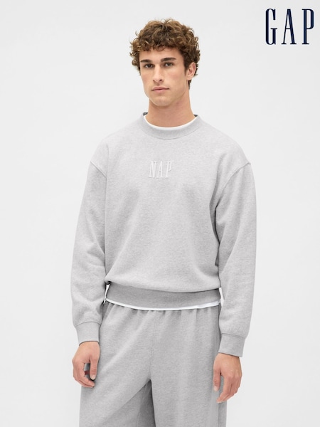 Gap Grey VintageSoft NAP Logo Sweatshirt (W73769) | £35
