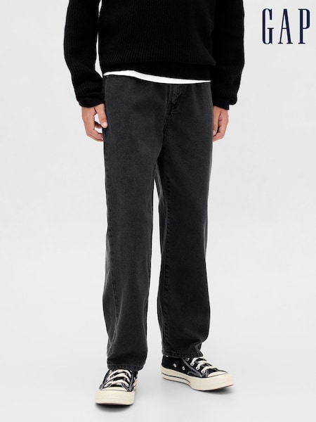 Gap Black Relaxed Soft Jeans (5-13yrs) (5-13yrs) (W73772) | £30