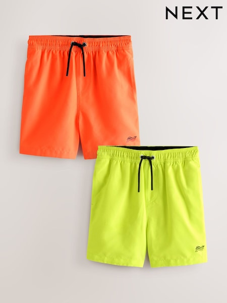 Orange and Yellow Swim Shorts 2 Pack (1.5-16yrs) (W73879) | £12 - £24