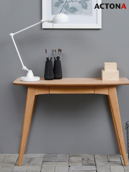 Actona Black Oak Woodstock Desk (W73959) | £250