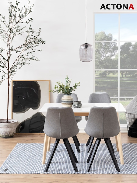 Actona White Oak Raven Dining Table (W73979) | £263