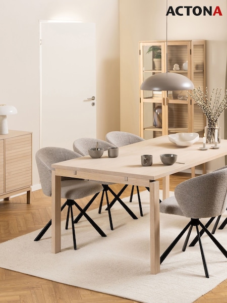 Actona White Oak Linley Dining Table (W73995) | £535