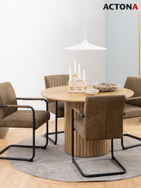 Actona Brown Adele Dining Chair Set of 2 (W74055) | £299