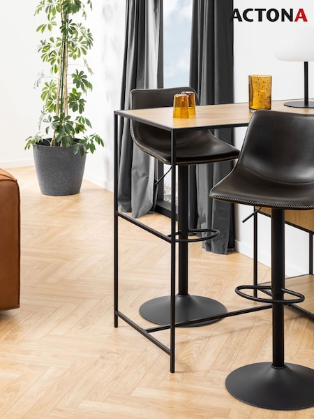 Actona Black I_Oregon Bar Stool (W74069) | £119