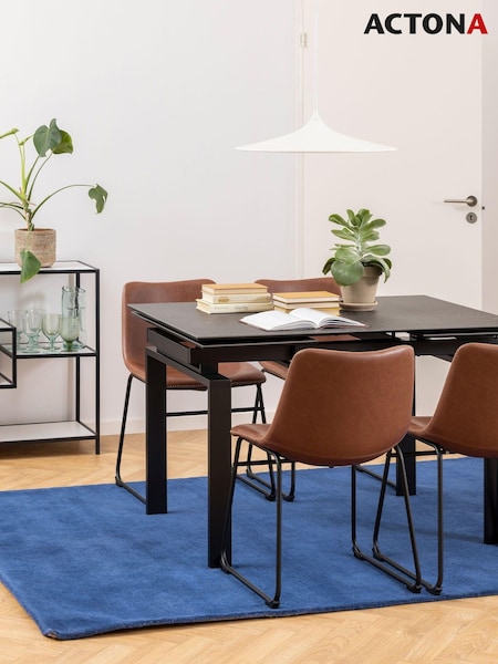 Actona Set of 2 Brown I_Oregon Dining Chairs (W74075) | £190