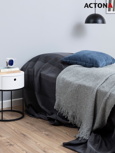 Actona White Polo Round Bedside Table (W74097) | £111