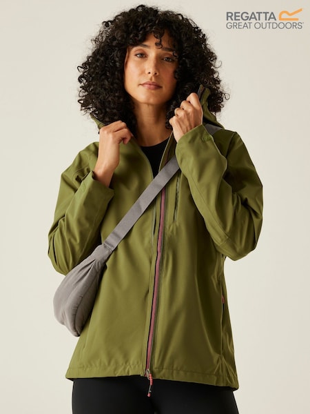 Regatta Green Womens Birchdale II Waterproof Jacket (W74187) | £70