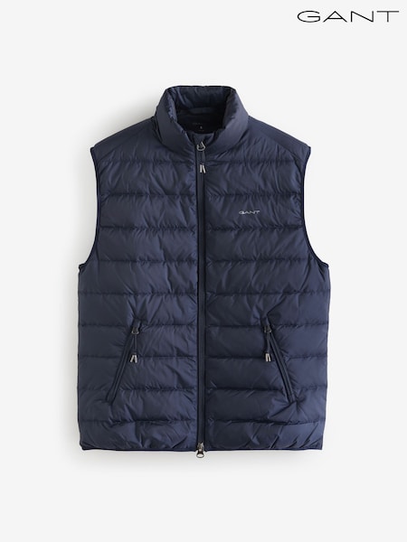 GANT Blue Down Puffer Gilet (W74261) | £190