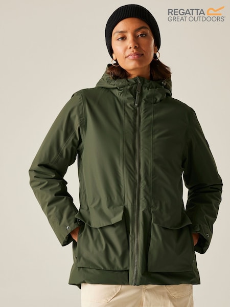 Regatta Green Melane Midweight Waterproof Jacket (W74321) | £70