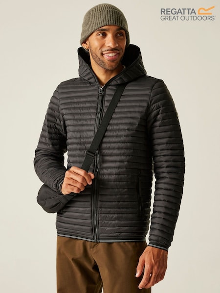 Regatta Black Rigain Coat (W74363) | £56