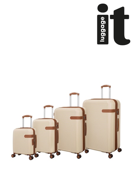 IT Luggage Clarify Creme Suitcase Set 4 Piece (W74560) | £245