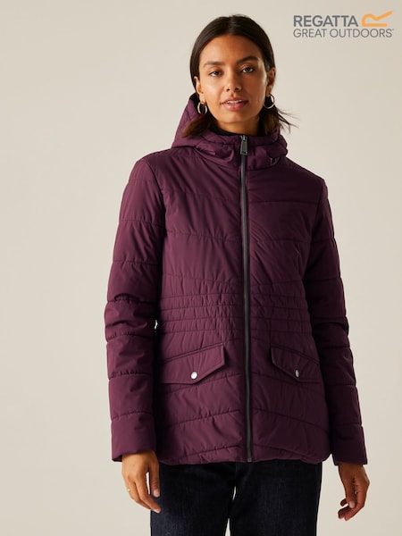 Regatta Purple Agara Heavyweight Coat (W74710) | £70