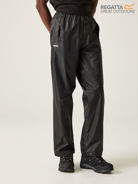 Regatta Black Stormbreak Over Trousers (W74771) | £18