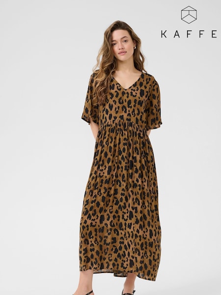 Kaffe Brown KAjessi Dress (W75010) | £70