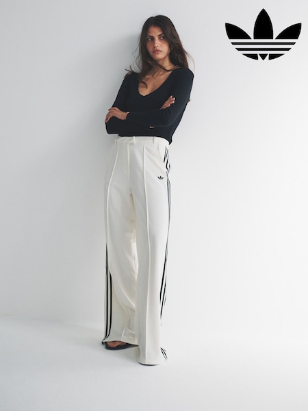 adidas Originals White Manager Tailored Trousers (W75098) | £70