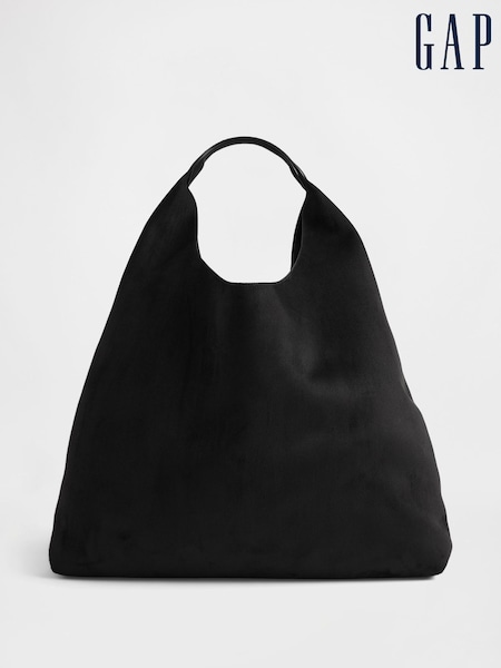 Gap Black Vegan Suede Slouchy Tote Bag (W75221) | £35