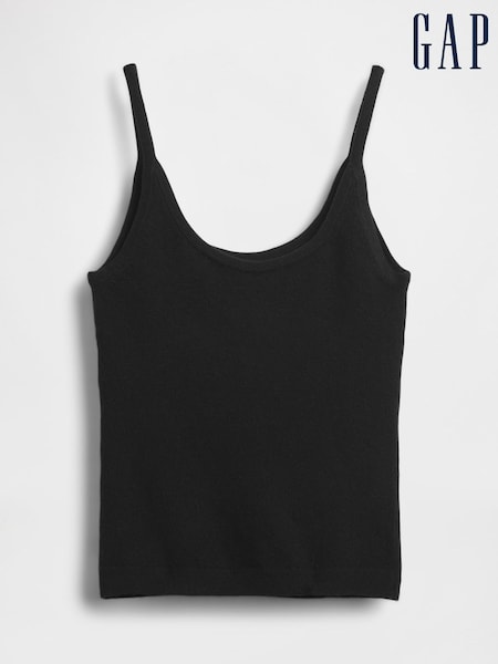 Gap Black Soft Touch Cropped Knit Vest Top (W75241) | £25
