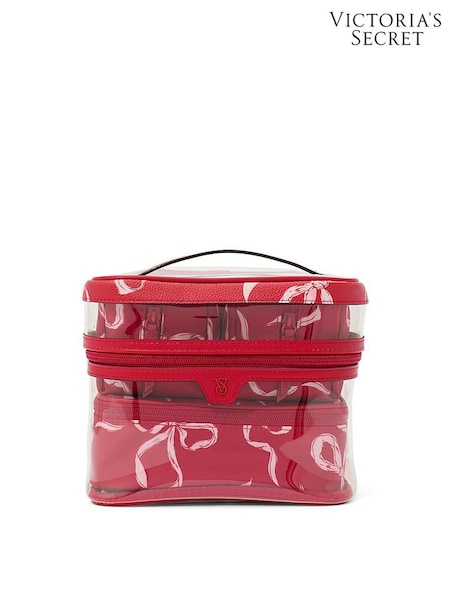 Victoria's Secret Lipstick Red Bows 4In1 MakeUp Bag (W75421) | £46