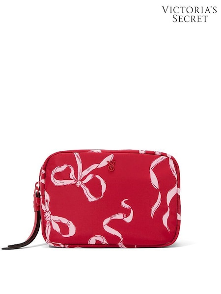 Victoria's Secret Lipstick Red Bows Make-Up Bag (W75427) | £20