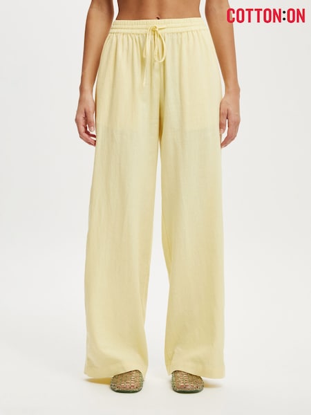 Cotton On Yellow Haven Wide Leg Trousers (W75525) | £30