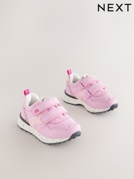 Pink Touch Fastening Trainers (W75958) | £24 - £26