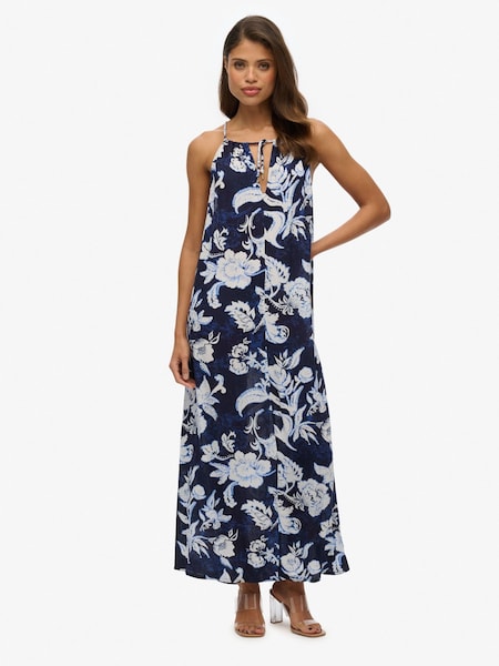 Superdry Blue Beach Cami Maxi Dress (W75998) | £50