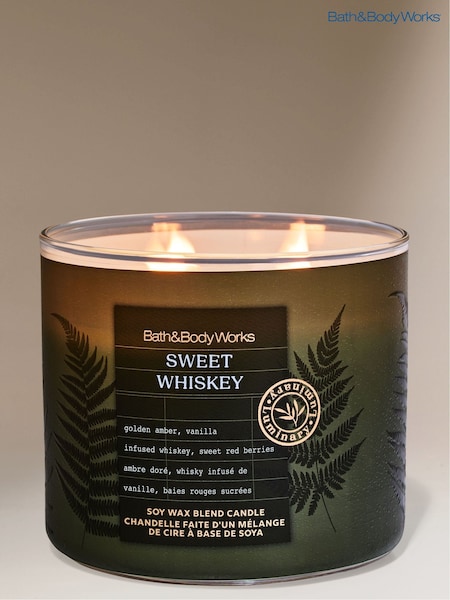 Bath & Body Works Sweet Whiskey 3-Wick Candle 411g (W76138) | £17.50