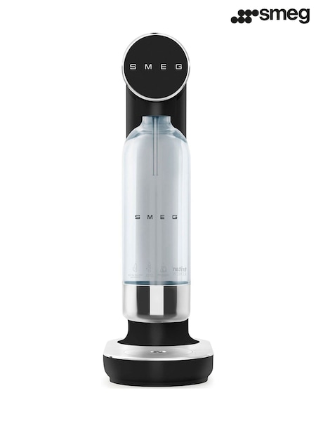 Smeg Matte Black 800ml Soda Maker (W76335) | £150