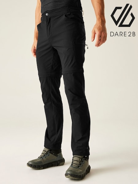 Dare 2b Tuned In II Zip Off Black Trousers (W76542) | £56