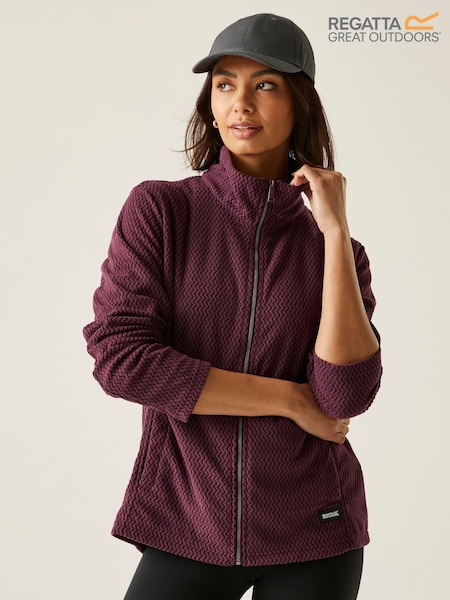 Regatta Purple Heidy Full Zip Fleece (W76695) | £28