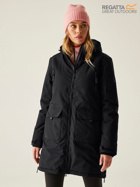 Regatta Black Gwynn Heavyweight Waterproof Jacket (W76710) | £126
