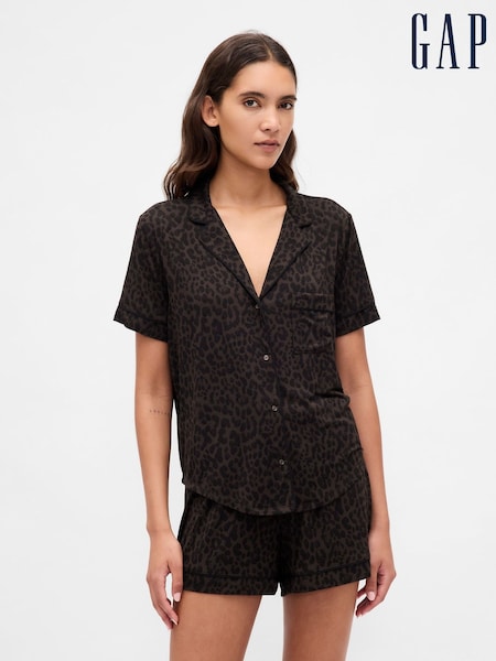 Gap Brown Modal Pyjamas Top (W76722) | £25