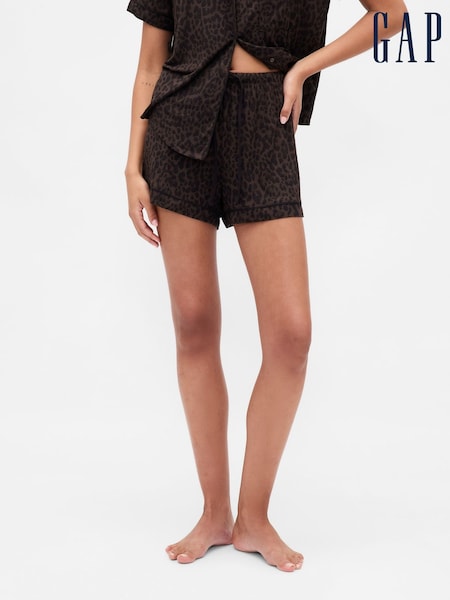 Gap Brown Modal Pyjama Shorts (W76743) | £18