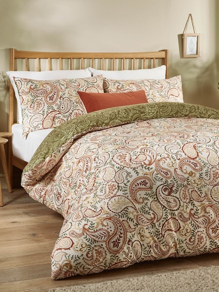 Duvet Day Multi Anika Paisley Printed Soft Touch Duvet Set (W76994) | £14 - £21