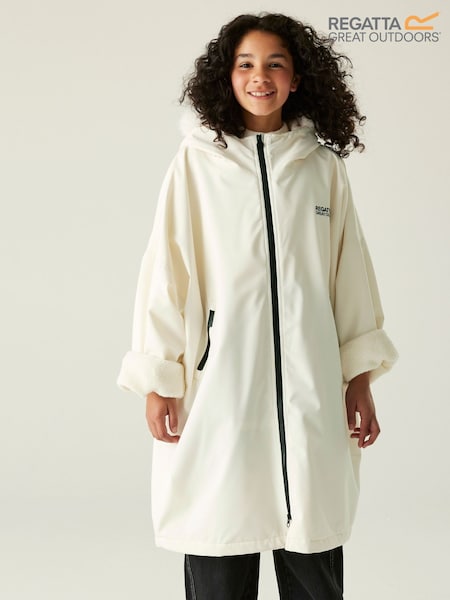 Regatta White Junior Waterproof Pro Changing Robe (W77077) | £49