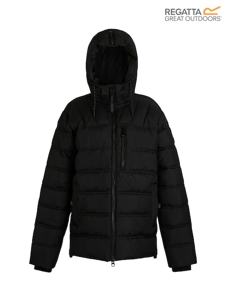 Regatta Black Leeshaw Heavyweight Coat (W77406) | £98