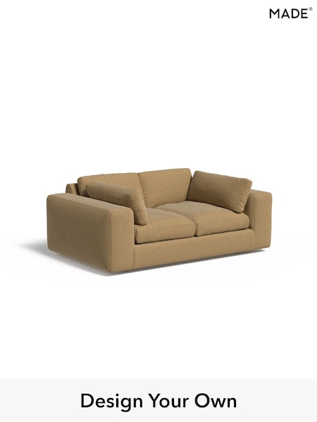 Textured Slub Weave/Caramel Natural Alec By Made (W77415) | £1,499
