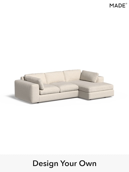 Textured Slub Weave/Light Natural Alec By Made (W77417) | £2,150