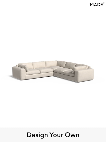 Textured Slub Weave/Light Natural Alec By Made (W77417) | £2,975