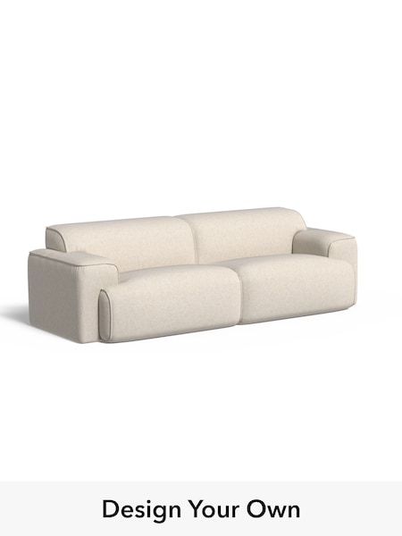 Textured Slub Weave/Light Natural Avalon By Made (W77425) | £1,475