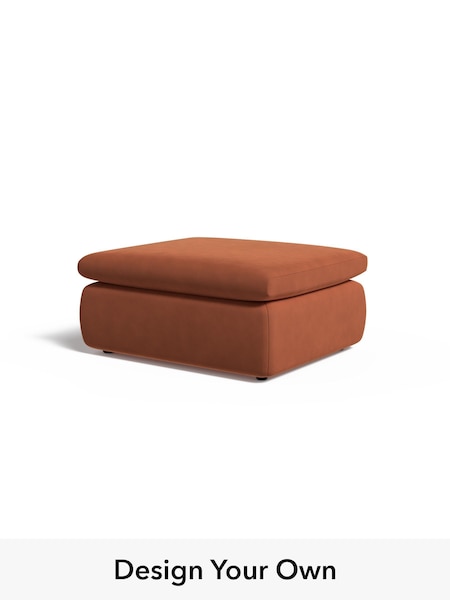 Matt Velvet Easy Clean/Burnt Orange Jackson By Made (W77435) | £499