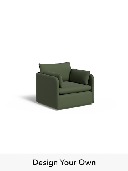 Made Weave/Dark Moss Green Jackson By Made (W77437) | £1,050