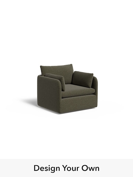 Soft Touch Boucle/Forest Green Jackson By Made (W77448) | £999