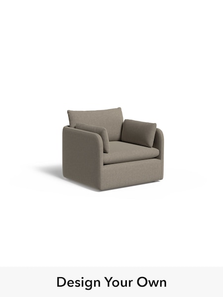 Soft Chenille Easy Clean/Pebble Grey Jackson By Made (W77454) | £1,050